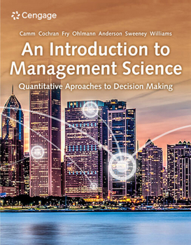 Paperback An Introduction to Management Science: Quantitative Approaches to Decision Making Book