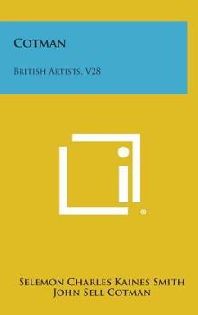 Hardcover Cotman: British Artists, V28 Book