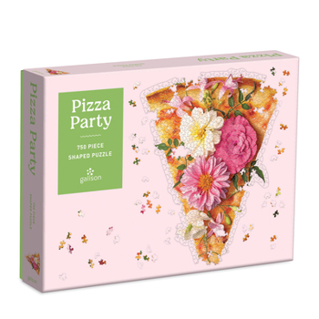 Video Game Pizza Party 750 Piece Shaped Puzzle Book