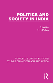 Paperback Politics and Society in India Book