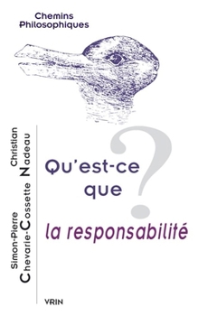 Paperback Qu'est-CE Que La Responsabilite? [French] Book