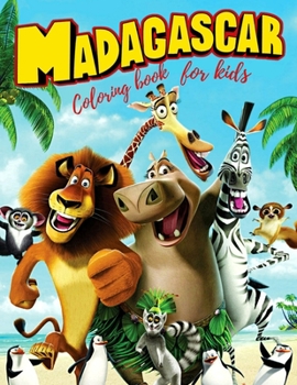 Paperback Madagascar coloring book for kids Book