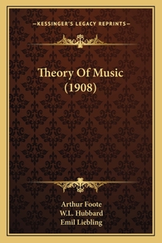 Paperback Theory Of Music (1908) Book
