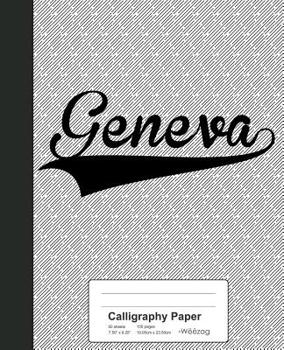 Paperback Calligraphy Paper: GENEVA Notebook Book