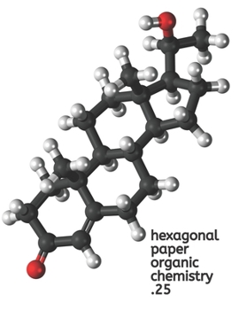 Paperback Hexagonal Paper Organic Chemistry .25: An Organic Chemistry Science Composition Notebook to help you draw better organic chemistry shapes Book