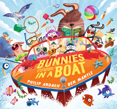 Hardcover Bunnies in a Boat Book