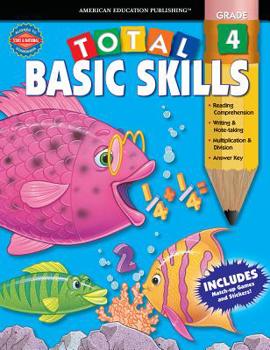 Paperback Total Basic Skills, Grade 4 Book