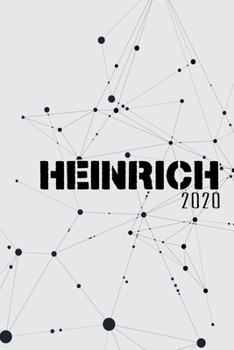 Terminkalender 2020: F�r Heinrich personalisierter Taschenkalender und Tagesplaner ca DIN A5 376 Seiten 1 Seite pro Tag Tagebuch Wochenplaner