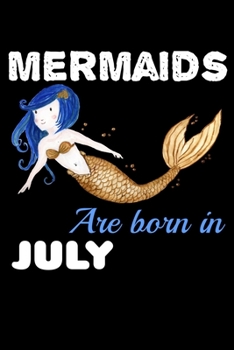 Paperback Mermaids Are Born In July: Recipe Book Food Book
