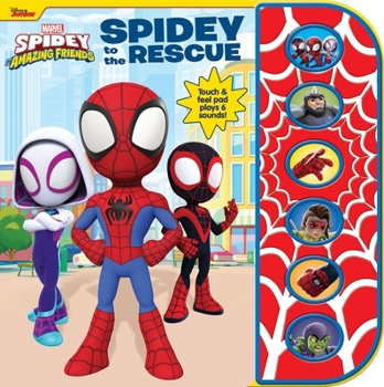 Board book Disney Junior Marvel Spidey and His Amazing Friends: Spidey to the Rescue Sound Book [With Battery] Book