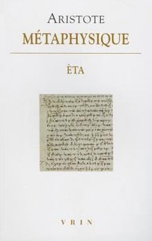 Paperback Aristote, Metaphysique Eta [French] Book