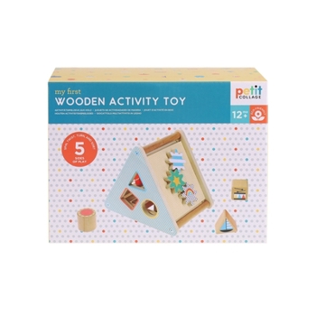 Board Game My First Wooden Activity Toy Book