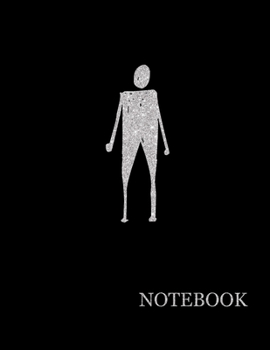 Brilliant Silver Pictographic Human Black Notebook| Brilliant Silver Human Black Notebook Grid Sturdy High Quality Premium White Paper 8.5x11 pages| ... For Man| Journal For Work (Luxury Silver)