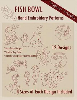 Paperback Fish Bowl Hand Embroidery Patterns Book