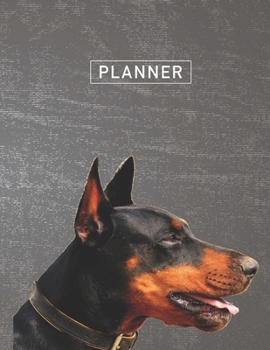 Paperback Planner: Cute Doberman 2 Year Monthly Planner with Note Pages (24 Months) - Jan 2020 - Dec 2021 - Month Planning - Appointment Book