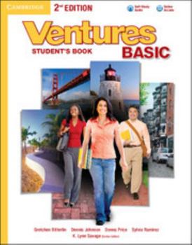 Paperback Ventures Second Basic Student's Book with Audio CD [With CD (Audio)] Book