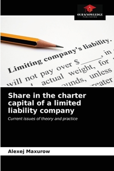 Paperback Share in the charter capital of a limited liability company Book