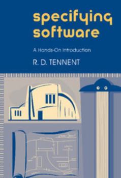 Hardcover Specifying Software Book