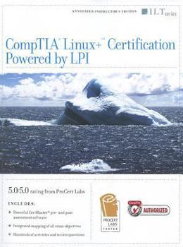 Spiral-bound Comptia Linux+ Certification, Powered by LPI + Certblaster, Instructor's Edition Book