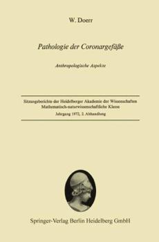 Paperback Pathologie Der Coronargefäße: Anthropologische Aspekte [German] Book