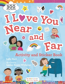 Hardcover I Love You Near and Far Activity and Sticker Book