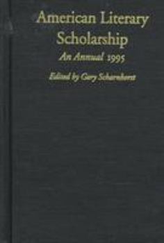 Hardcover American Literary Scholarship, 1995: Volume 93 Book