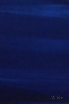 Paperback To Do: Dark Blue 120 page checklist notebook (6x9 inches) Book