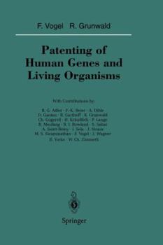 Paperback Patenting of Human Genes and Living Organisms Book