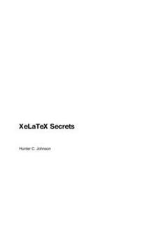 Paperback XeLaTeX Secrets Book