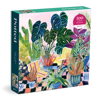Misc. Potted 500 Piece Puzzle Book