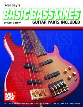 Paperback Basic Bass Lines: Guitar Parts Included Book