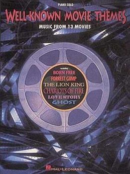 Paperback Well-Known Movie Themes Piano Solo Book