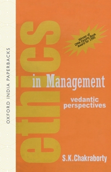 Paperback Ethics in Management: Vedantic Perspective Book
