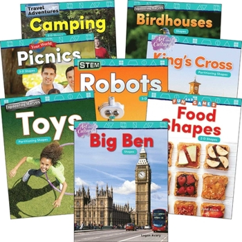 Paperback Geometry: Grades K-1 (8-Book Set) Book