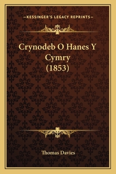 Paperback Crynodeb O Hanes Y Cymry (1853) [Spanish] Book