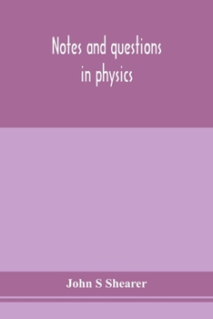 Paperback Notes And Questions In Physics Book