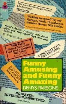 Paperback Funny Amusing and Funny Amazing Paperback DENYS PARSONS EDITOR Book