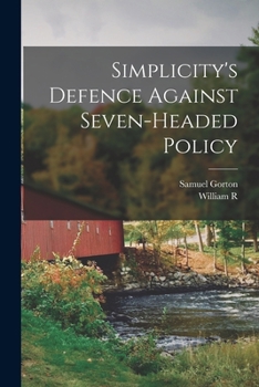 Paperback Simplicity's Defence Against Seven-headed Policy Book