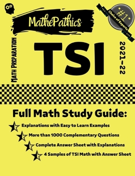 Paperback TSI Math Preparation Book