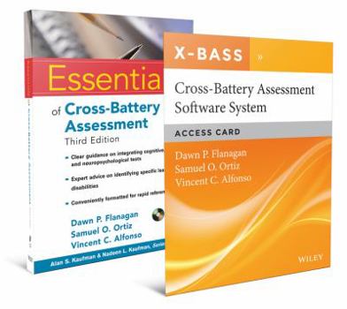 Paperback Essentials of Cross-Battery Assessment, 3e Set with Letter and Xbass Registration Card Book