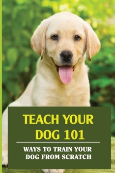 Paperback Teach Your Dog 101: Ways To Train Your Dog From Scratch: Quick And Easy Steps To Train Your Dog Book