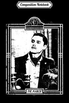 Composition Notebook: American Horror Story Mr March 1 Color Distressed Portrait Journal/Notebook Blank Lined Ruled 6x9 100 Pages