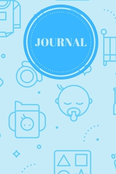 Baby Blue Journal: CUTE GIFT FOR WOMEN, GIRLS, BOYS, MEN RULED PAGES NOTEBOOK TO WRITE AND DRAW IN