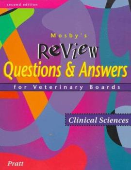 Paperback Mosby's Review Questions & Answers for Veterinary Boards: Clinical Sciences Book