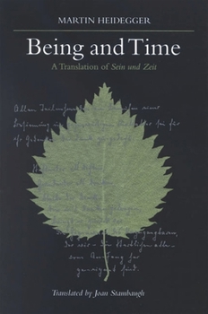 Paperback Being and Time: A Translation of Sein und Zeit (SUNY series in Contemporary Continental Philosophy) (Suny Series in Chinese Philosophy & Culture) Book