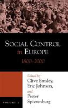 Hardcover Social Control in Europe, 1800-2000 Book