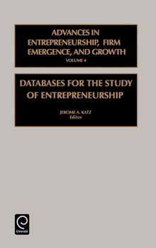 Hardcover Databases for the Study of Entrepreneurship Book