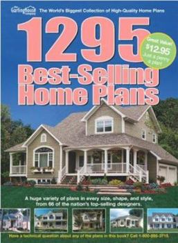 Paperback 1295 Best-Selling Home Plans Book