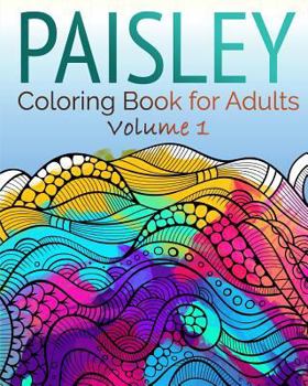 Paperback Paisley Coloring Book for Adults Book