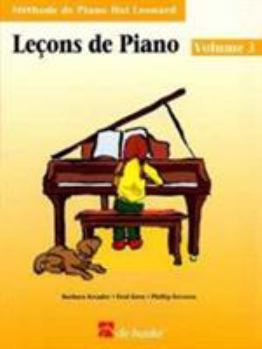 Paperback Piano Lessons Book 3 - French Edition: Hal Leonard Student Piano Library Book